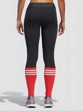 Adidas | Women's Sport ID Tights/Response Leggings | Medium | Gray & Red
